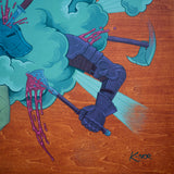 BRAWL - Original Painting