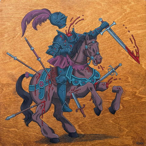 BLUE KNIGHT - Original Painting