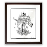 CHILD SOLDIER - Original Framed Drawing