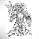 EXECUTIONER - Original Framed Drawing