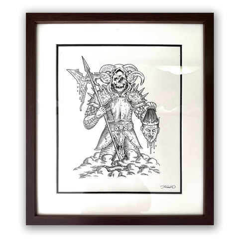 EXECUTIONER - Original Framed Drawing