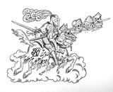 FINISHER - Original Framed Drawing