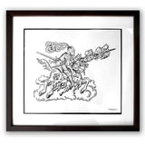 FINISHER - Original Framed Drawing