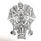 HEAVY IS THE HEAD - Original Framed Drawing