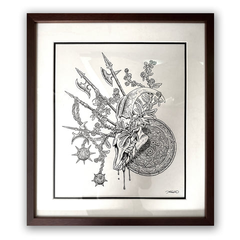 UNTITLED - Original Framed Drawing