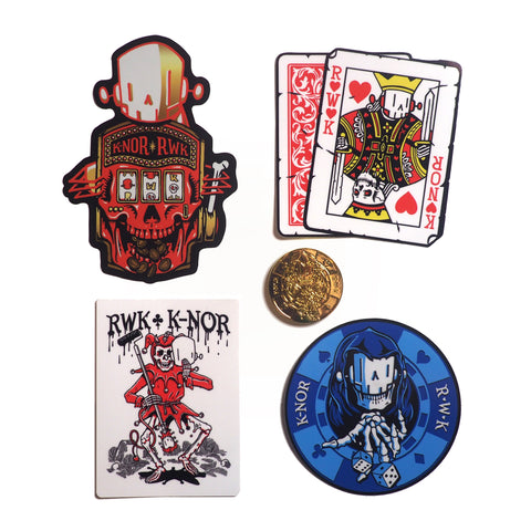 RWK-NOR CASINO STICKER SET