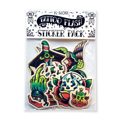 TATTOO FLASH STICKER PACK