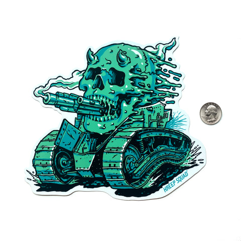 TANKED XL STICKER